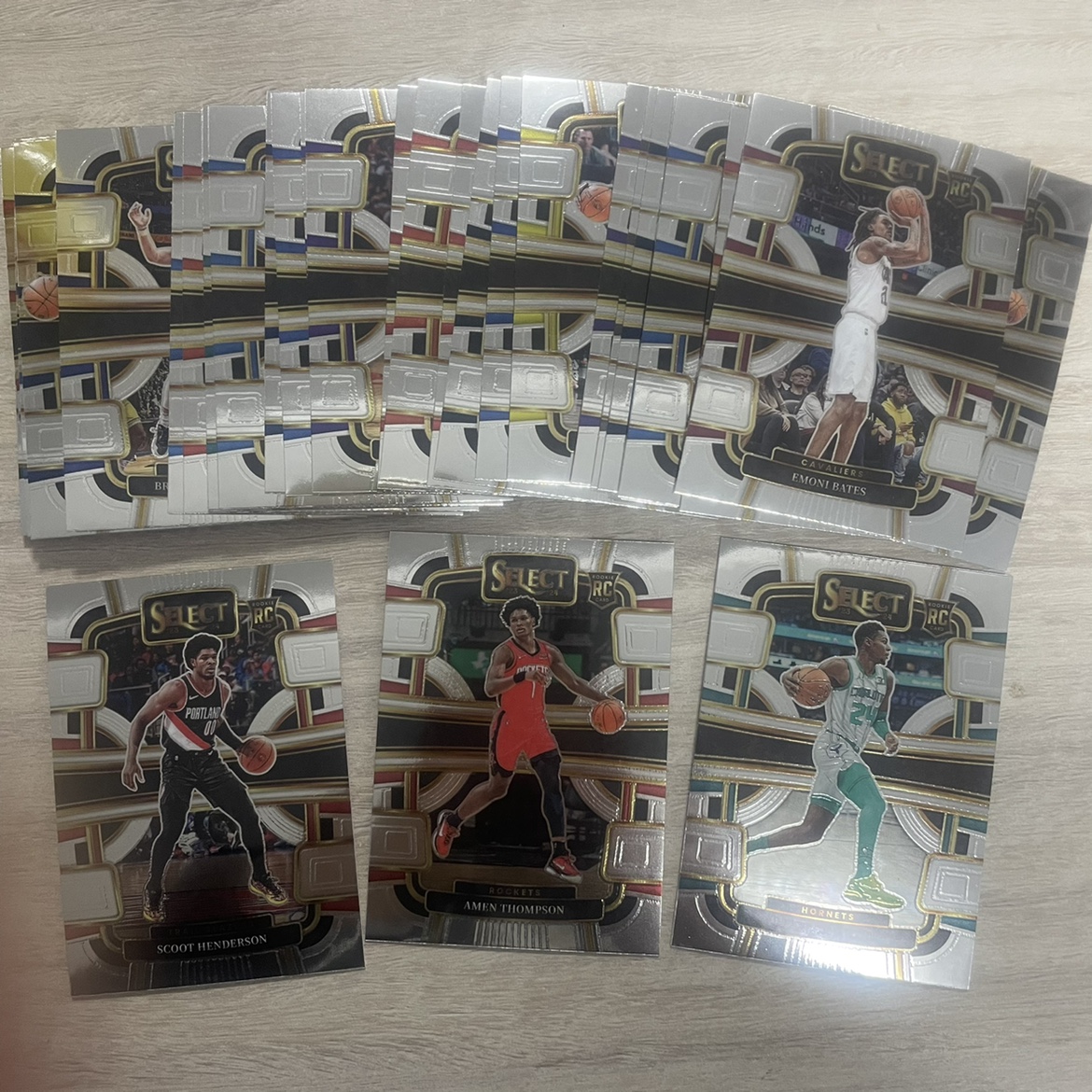 正版NBA球星卡 帕尼尼 2023-24 select 系列新秀 全套34张及单卡