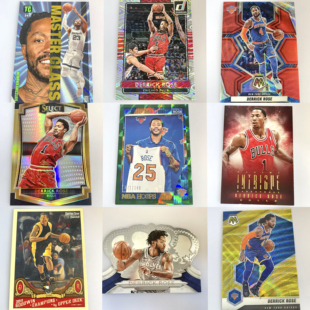 罗斯球星卡专集(200种) 正版NBA球星卡限量 ROSE 帕尼尼 topps
