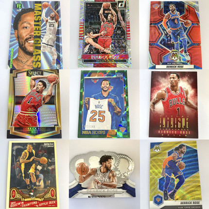 罗斯球星卡专集（200种） 正版NBA球星卡限量 ROSE 帕尼尼 topps
