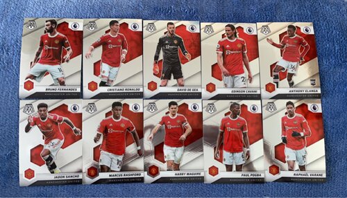 英超足球球星卡马赛克系列曼联队