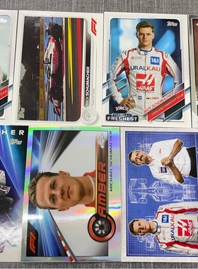 F1赛车卡 topps MICK  michael schumacher 大小舒马赫 父子 专集