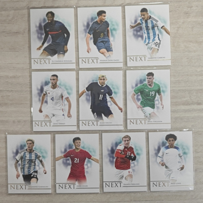 足球球星卡 2023福特拉 futera 系列next 新秀特卡全套10张及单卡