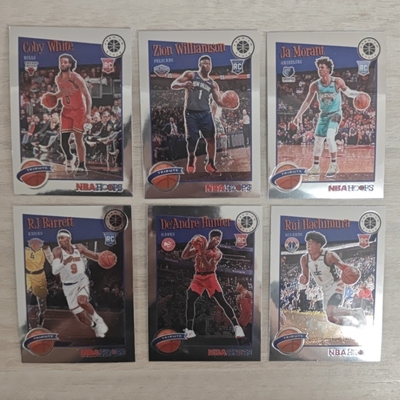 NBA球星卡 2019-20 hoops premium tribute致敬新秀全套6张及单卡
