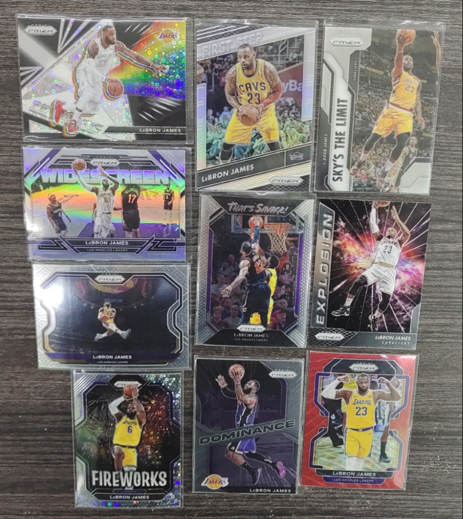 nba球星卡 panini热火湖人骑士 prizm系列勒布朗詹姆斯普特卡专集