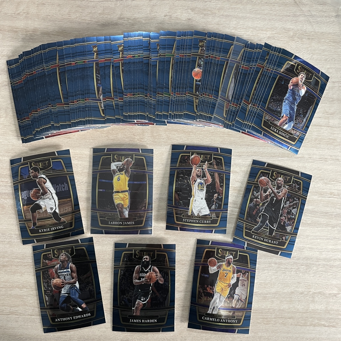 NBA球星卡 帕尼尼 2021-22 select 系列 蓝版普卡全套及单卡 新秀