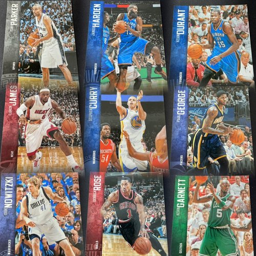 正版NBA篮球球星卡 帕尼尼出品 2012-13小背心系列套卡及单卡