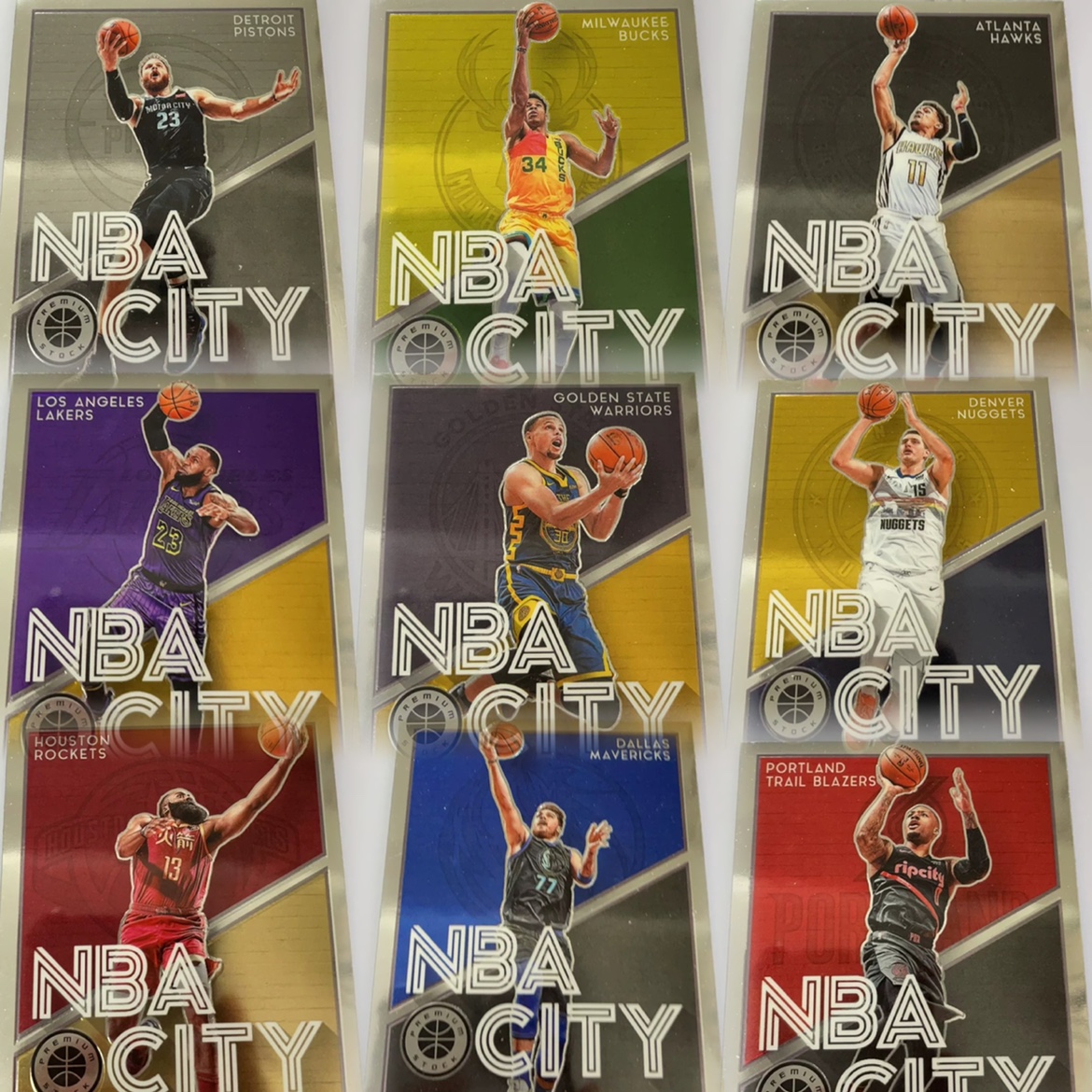 正版NBA篮球球星卡 2019-20 Hoops 系列 city 城市特卡