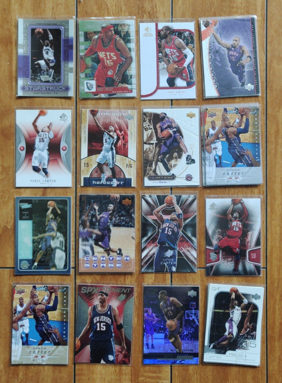 nba球星卡 美国亚德公司出 文森卡特 文斯卡特 vince carter 专集