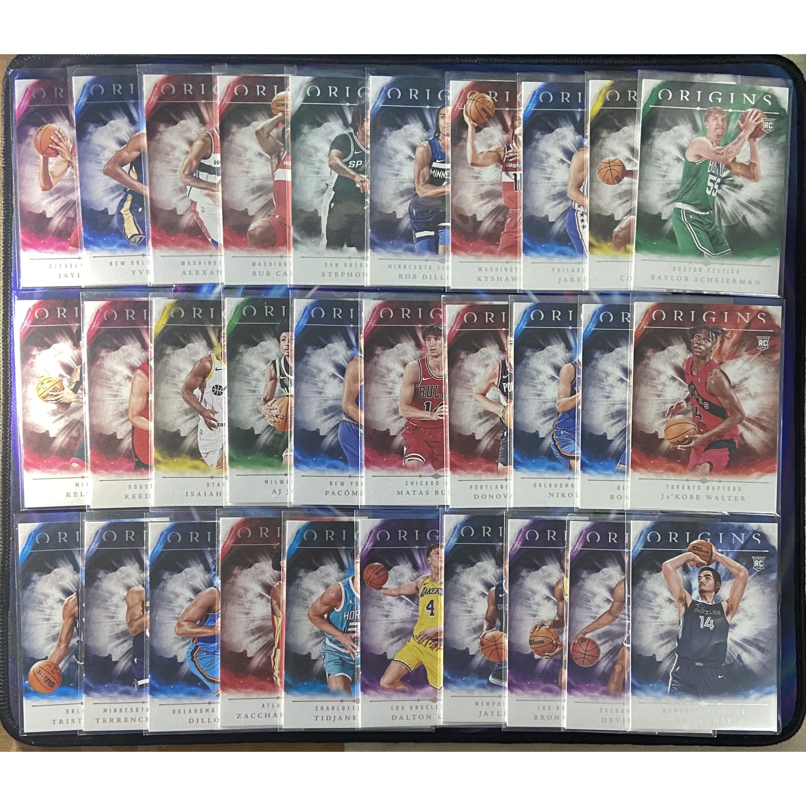 正版NBA篮球球星卡 帕尼尼 2024-25 origins起源全套新秀及单卡
