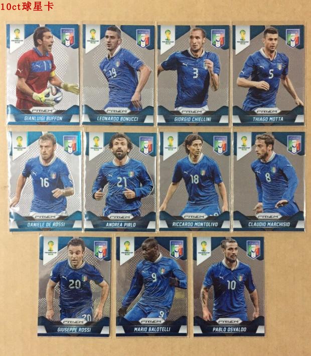 足球球星卡帕尼尼2014全套意大利