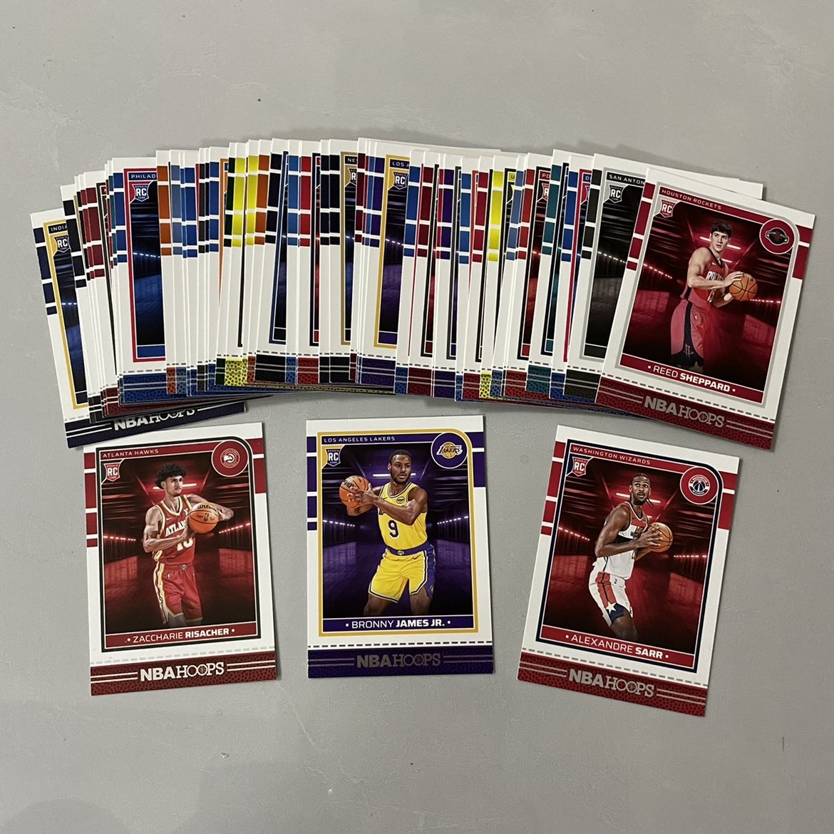 正版NBA篮球球星卡 帕尼尼出 2024-25 hoops系列新秀 全套及单卡