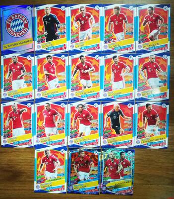 足球球星卡2016topps全套欧冠