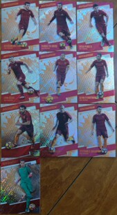 足球球星卡2017 revolution 革命系列罗马队全套及单卡托蒂萨拉赫