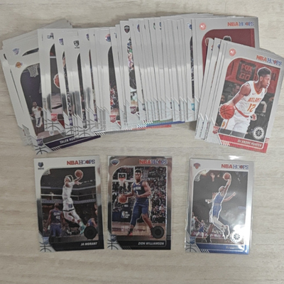 nba球星卡  2019-20 hoops premium 系列 全套新秀卡 59张及单卡