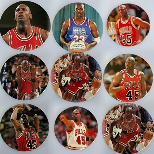 迈克尔乔丹UPPER DECK美国亚德1995圆卡系列单卡 篮球NBA球星卡