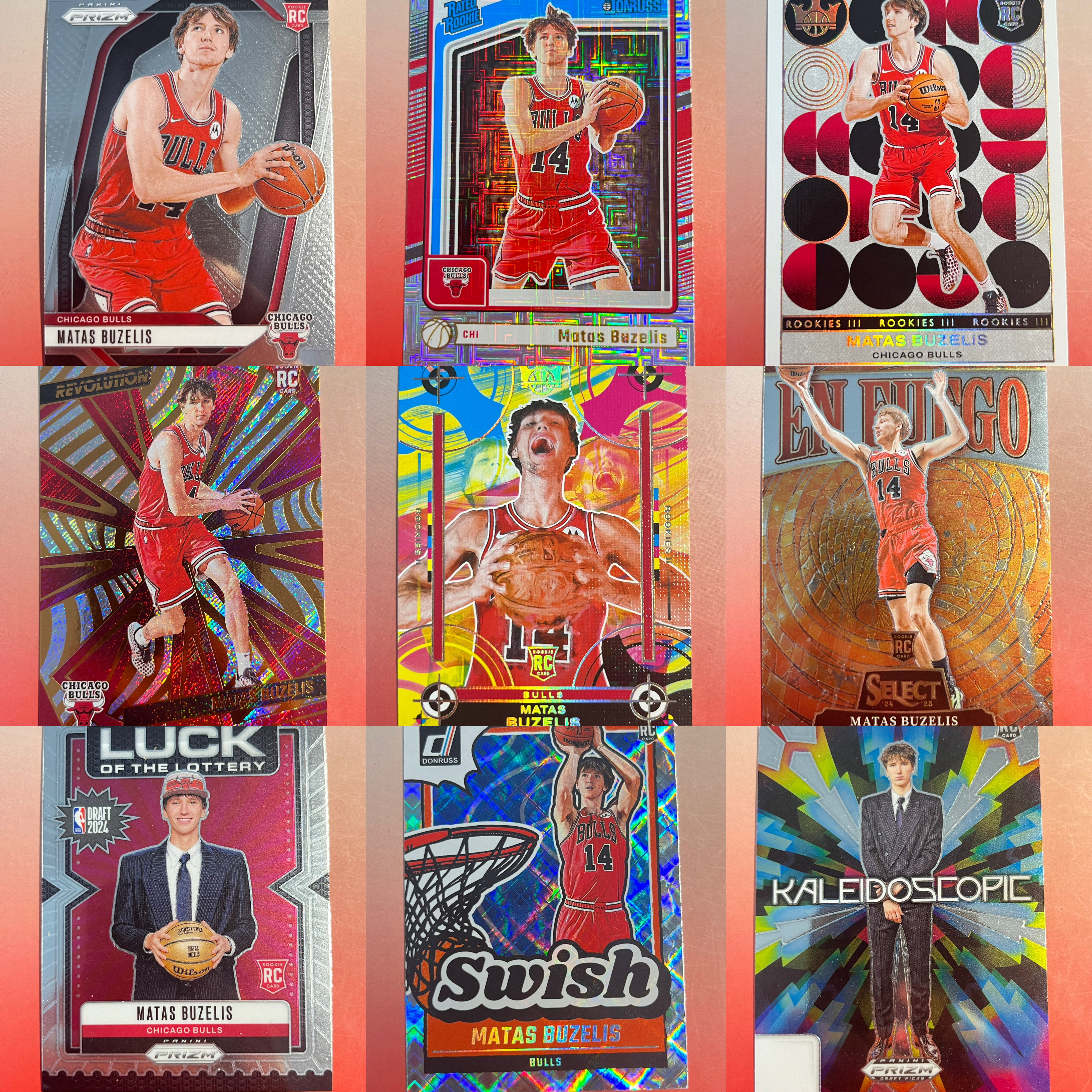 布泽利斯球星卡专辑 nba panini 帕尼尼 官方 新秀 RC