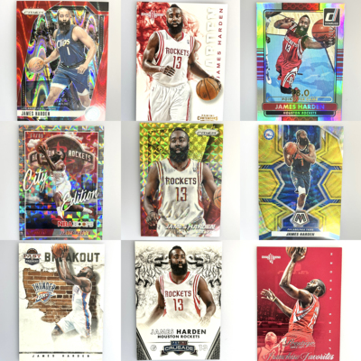 哈登球星卡专集（300种）nba篮球 HARDEN 正版 帕尼尼 topps 火箭