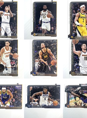 2025-26 topps Flagship NBA 篮球球星卡全套普卡200张 及单卡
