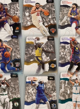 NBA球星卡 2024-25Topps Match Attax系列星众相连特卡全套及单卡