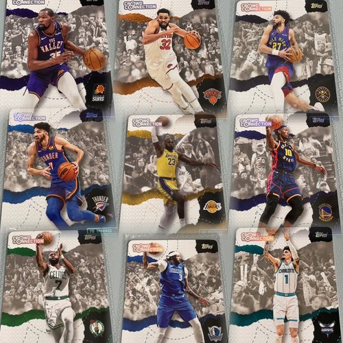 2024-25Topps Match Attax系列星众相连特卡全套及单卡NBA球星卡