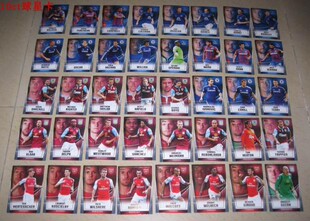 足球球星卡topps出品2014-15 英超club正式版全套普卡140张及单卡
