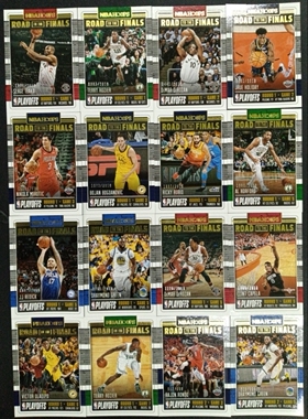 nba球星卡 帕尼尼出品2018-19 Panini hoops系列夺冠之路限量特卡
