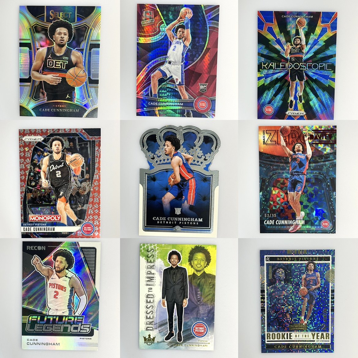 坎宁安NBA球星卡专集（300多种）正版 帕尼尼 topps CC 新秀 rc图片