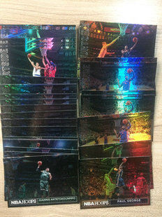 NBA球星卡PANINI出1617 hoops courtside 球场特卡詹姆斯哈登波神