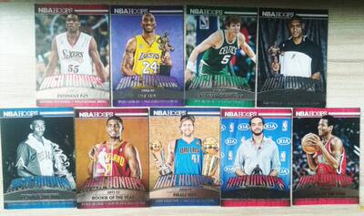 球星卡帕尼尼颁奖特卡全套单卡