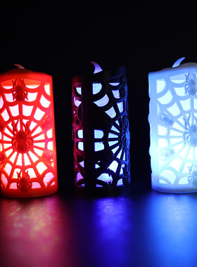 南瓜灯万圣节装饰道具新款LED蜡