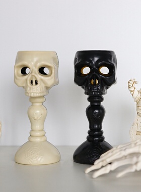 新款万圣节骷髅灯LED电子蜡烛灯