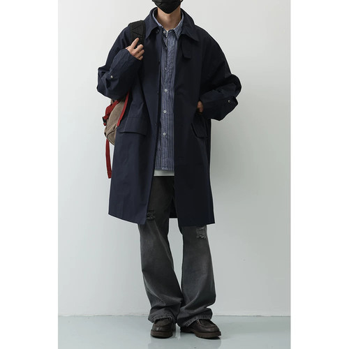 【品牌折扣】BEAMS NNDS风衣夹克外套春秋男大衣cityboy宽松休闲