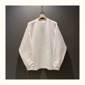 官网折扣 BEAMS JAPA STEC红绳纯棉圆领打底长袖 日产重磅宽松