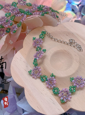 花藤款手工串珠手链女款时尚百搭饰品礼物送女友闺蜜手串气质国风