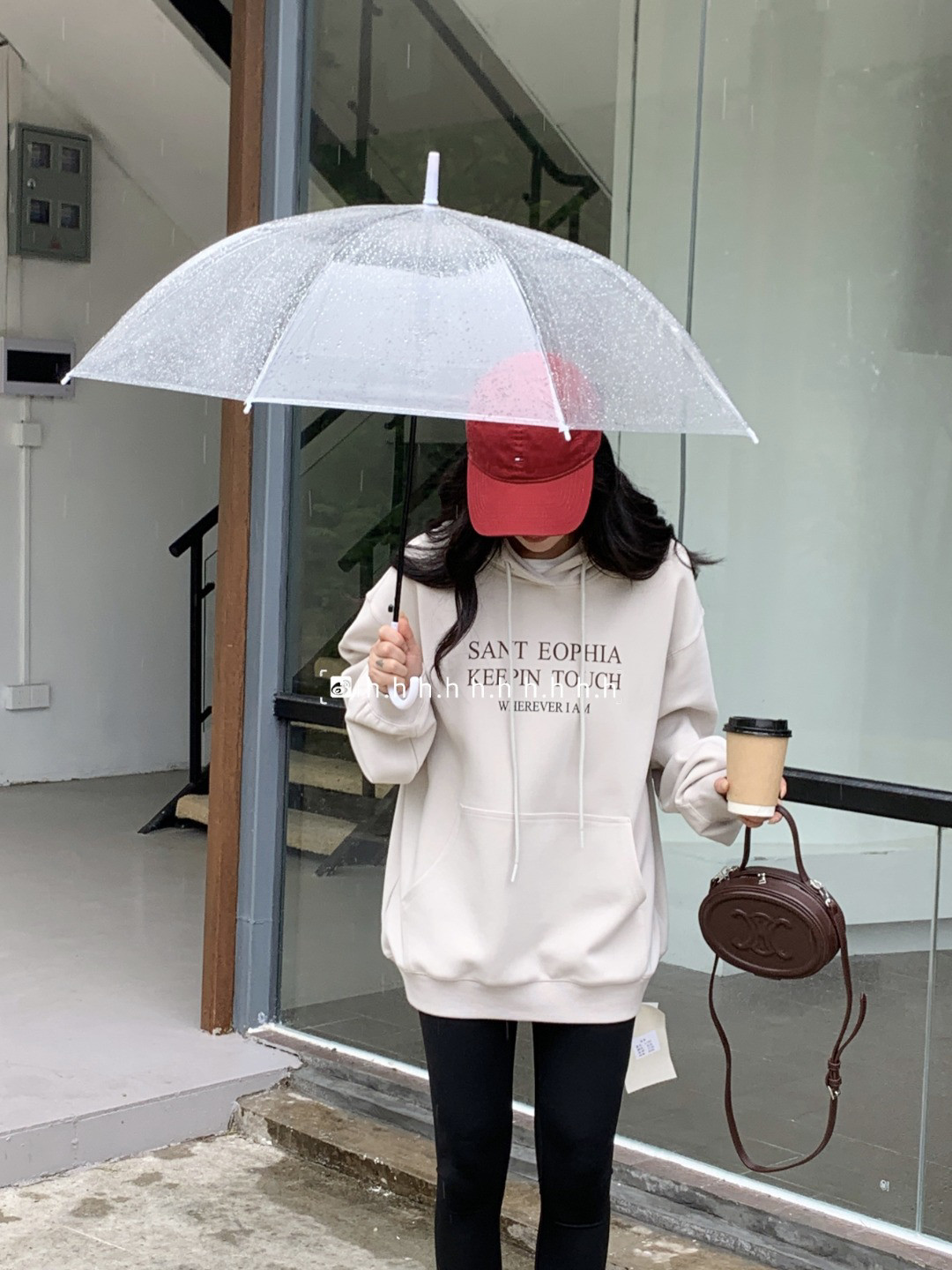 hh原创设计带帽套头卫衣外套宽松上衣连帽衫25春季新款男女大码装