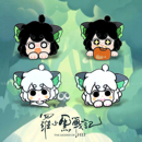 罗小黑战记周边金属徽章卡通可爱动耳晃晃胸针书包小挂件别针勋章