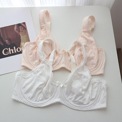 欧美纯棉超薄文胸内衣舒适简约