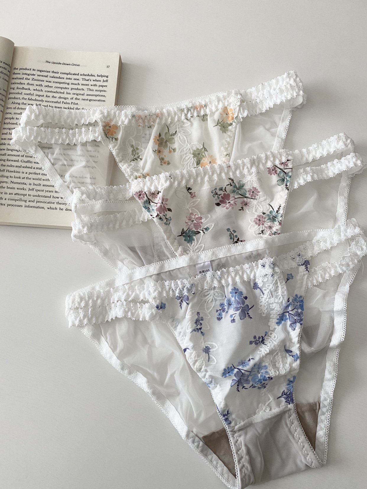 小清新碎花低腰女士内裤