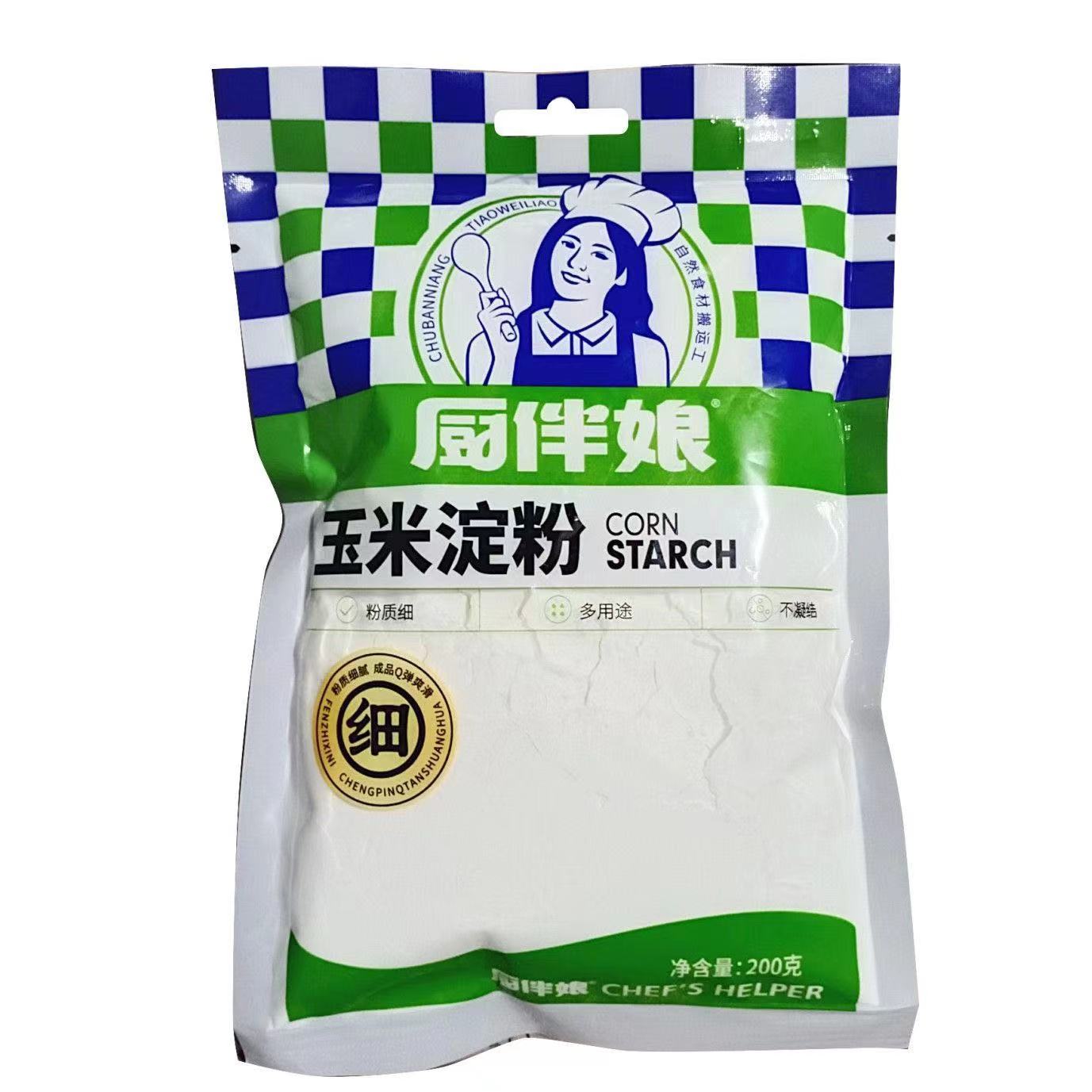 厨伴娘玉米淀粉200g/袋菜肴勾芡汤羹调稠肉类腌制多用途