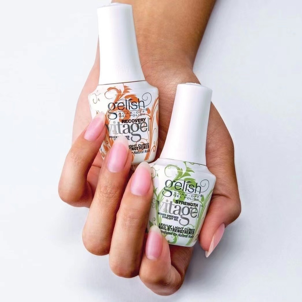 美国原装哈摩霓Harmony gelish蛋白质修复vitagel强甲胶/底胶绿色