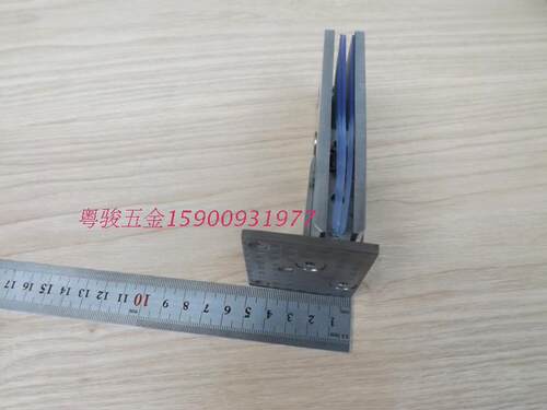 单边玻璃铰链 长型不锈钢浴室夹 长淋浴房合页 重型玻璃门合页i.