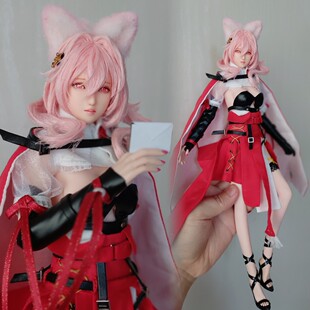 明日方舟可动人偶手办cos鸿雪植发头雕玛恩纳夕水月晓歌赛雷娅