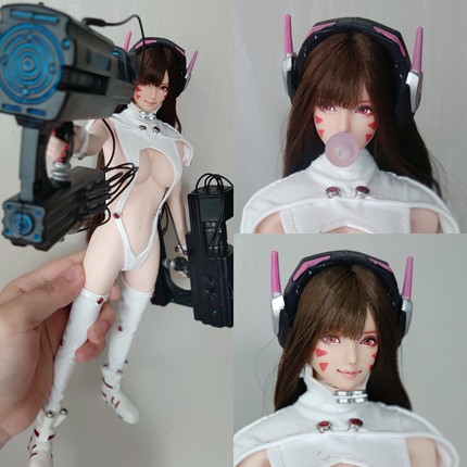 gantz 杀戮都市X守望先锋 DVA D.VA ob头雕定制定做配tbl岚