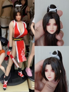 非super 不知火舞cosplay整套包胶人偶 duck 拳皇 kof