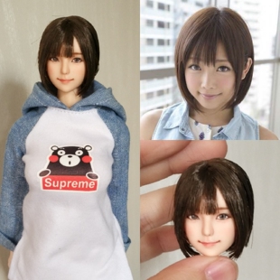 纱仓真菜 1/6 obitsu 女兵人 头雕 phicen LD UD 岚素体