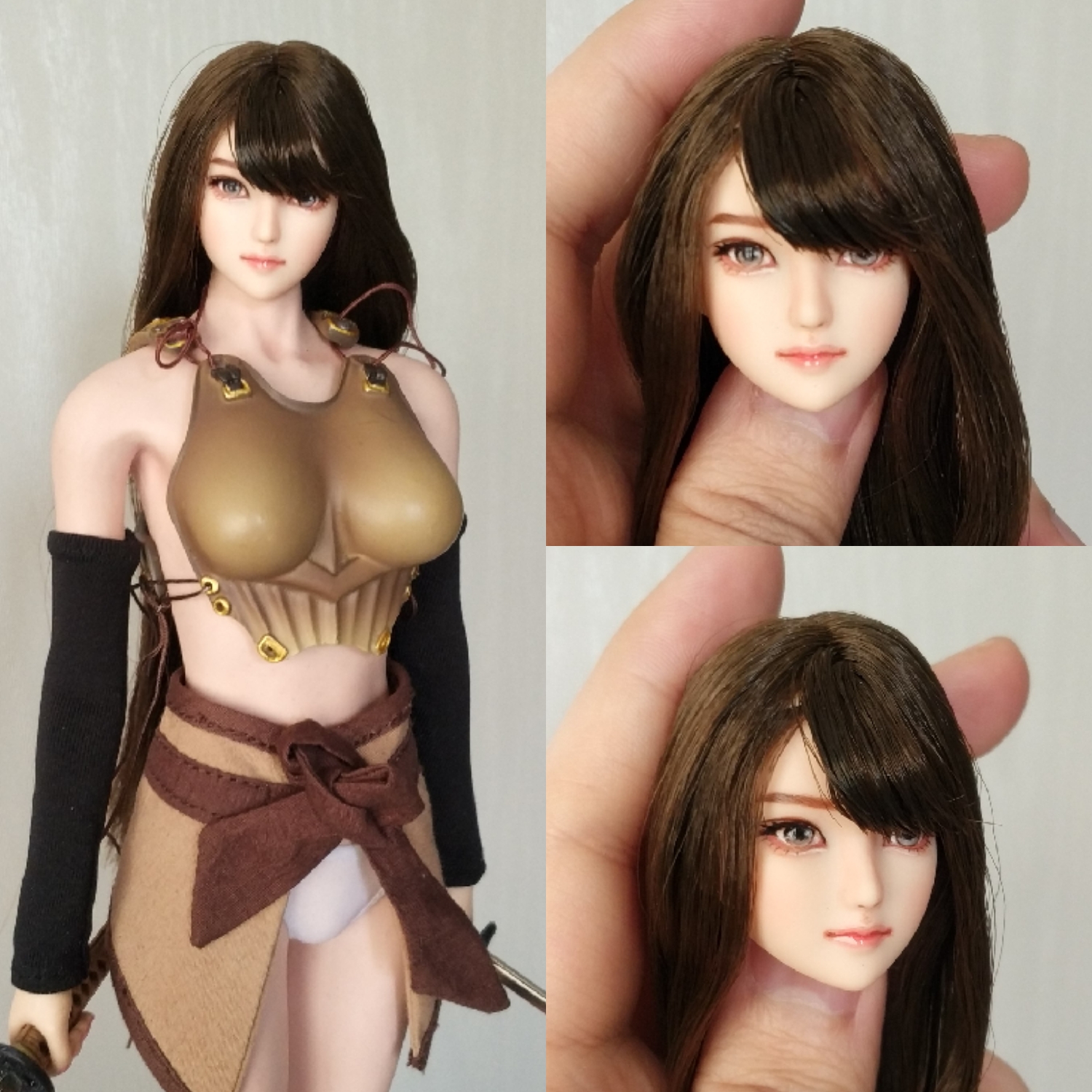 obitsu武士头雕女兵人