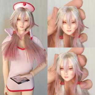 【现货】罪恶王冠 蝶祈ver.护士 渐变头发头雕 人偶可配phicen 岚