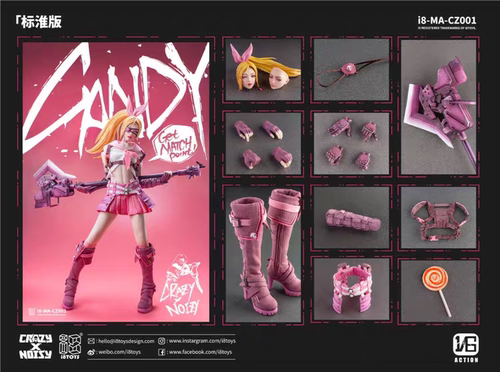 【特价清仓】I8TOYS 1/6兵人偶 梦塔丽 凯蒂 CANDY 全新未拆