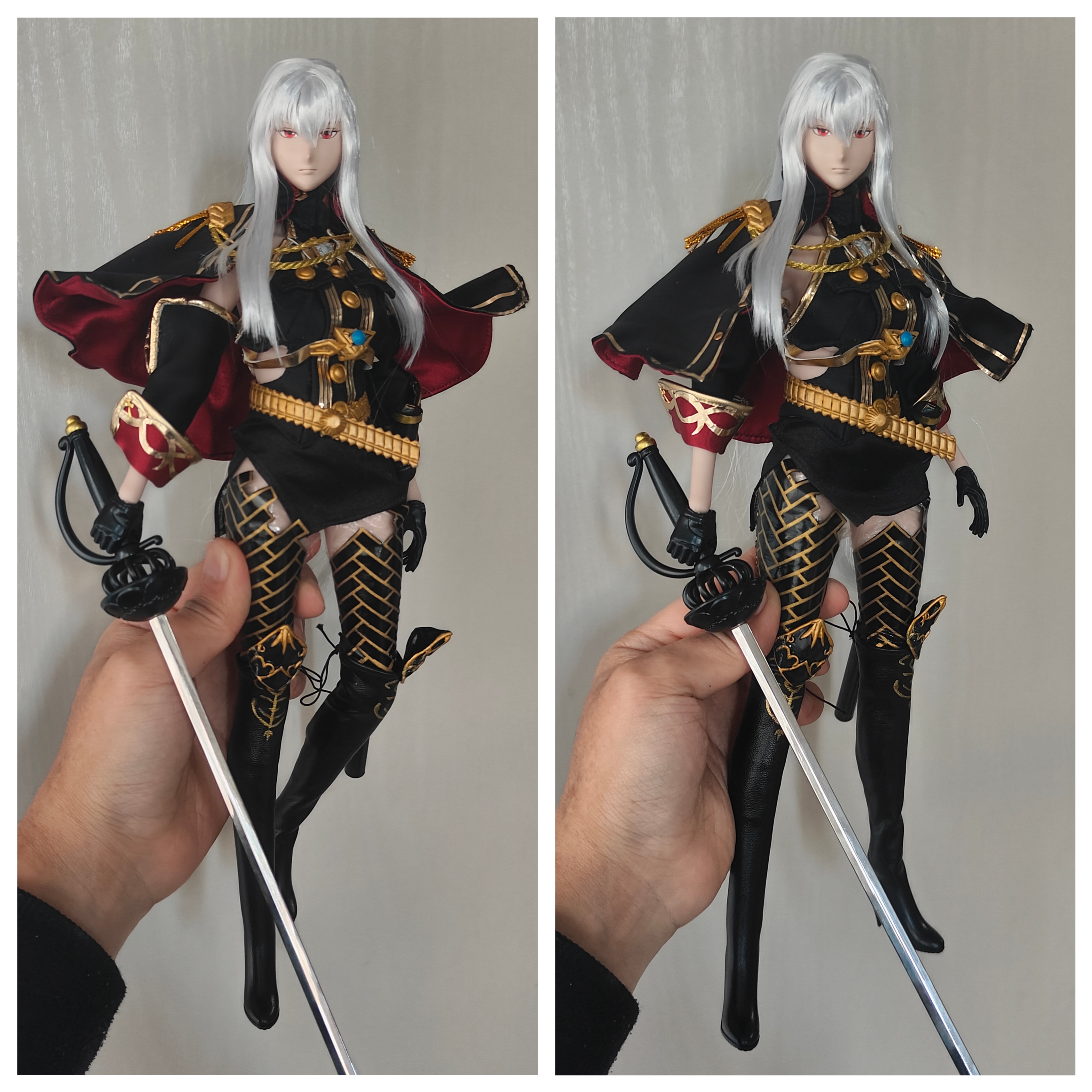 1/6女兵人定制战场的女武神 塞露贝利亚·布蕾斯 可动人偶