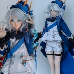 1/6原神女兵人芙卡洛斯枫丹水神动漫游戏可动人偶整娃定制定做